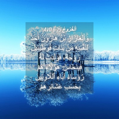 Picture 04 - اَلْخُرُوجُ 6:25 AVD - وَأَلِعَازَارُ بْنُ - Bible Verse Picture