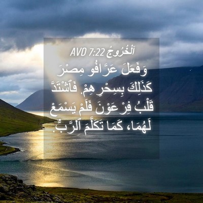 Picture 04 - اَلْخُرُوجُ 7:22 AVD - وَفَعَلَ عَرَّافُو مِصْرَ - Bible Verse Picture