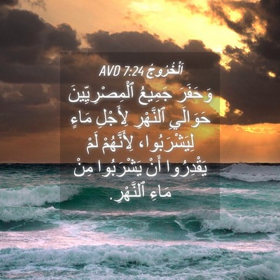 Picture 04 - اَلْخُرُوجُ 7:24 AVD - وَحَفَرَ جَمِيعُ - Bible Verse Picture