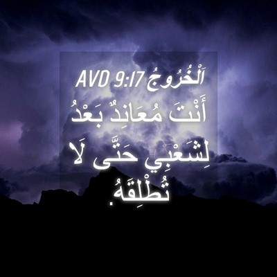 Picture 04 - اَلْخُرُوجُ 9:17 AVD - أَنْتَ مُعَانِدٌ بَعْدُ - Bible Verse Picture