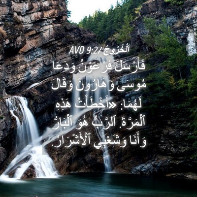 Picture 04 - اَلْخُرُوجُ 9:27 AVD - فَأَرْسَلَ فِرْعَوْنُ - Bible Verse Picture