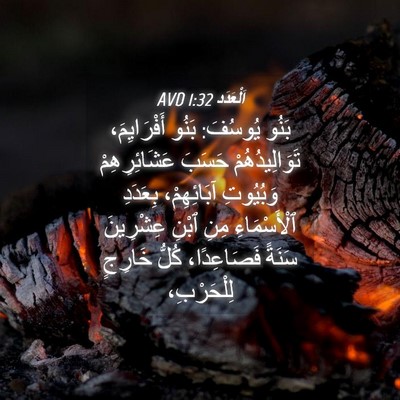 Picture 04 - اَلْعَدَد 1:32 AVD - بَنُو يُوسُفَ: بَنُو - Bible Verse Picture