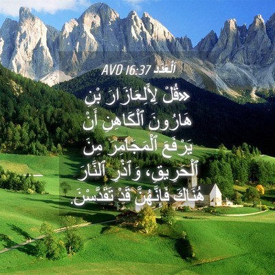 Picture 04 - اَلْعَدَد 16:37 AVD - «قُلْ لِأَلِعَازَارَ بْنِ - Bible Verse Picture