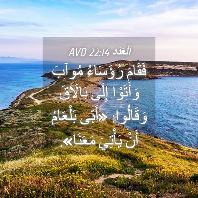 Picture 04 - اَلْعَدَد 22:14 AVD - فَقَامَ رُؤَسَاءُ مُوآبَ - Bible Verse Picture