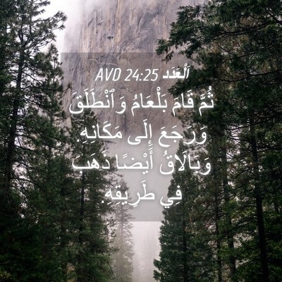 Picture 04 - اَلْعَدَد 24:25 AVD - ثُمَّ قَامَ بَلْعَامُ - Bible Verse Picture