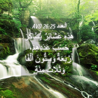 Picture 04 - اَلْعَدَد 26:25 AVD - هَذِهِ عَشَائِرُ - Bible Verse Picture