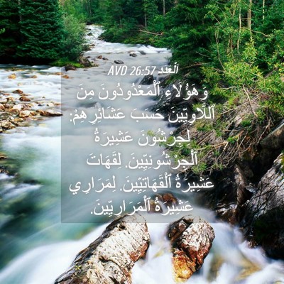 Picture 04 - اَلْعَدَد 26:57 AVD - وَهَؤُلَاءِ - Bible Verse Picture