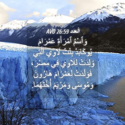 Picture 04 - اَلْعَدَد 26:59 AVD - وَٱسْمُ ٱمْرَأَةِ - Bible Verse Picture