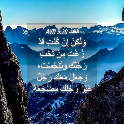 Picture 04 - اَلْعَدَد 5:20 AVD - وَلَكِنْ إِنْ كُنْتِ قَدْ - Bible Verse Picture