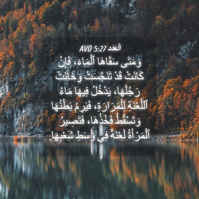 Picture 04 - اَلْعَدَد 5:27 AVD - وَمَتَى سَقَاهَا - Bible Verse Picture