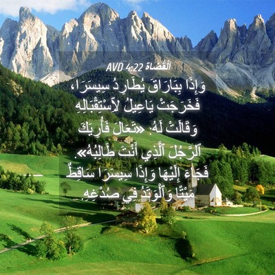 Picture 04 - اَلْقُضَاة 4:22 AVD - وَإِذَا بِبَارَاقَ - Bible Verse Picture