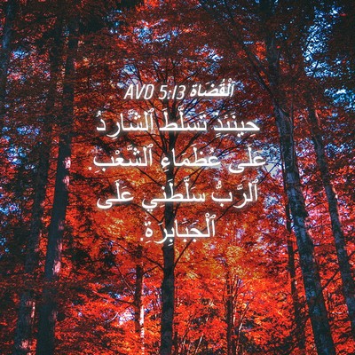 Picture 04 - اَلْقُضَاة 5:13 AVD - حِينَئِذٍ تَسَلَّطَ - Bible Verse Picture