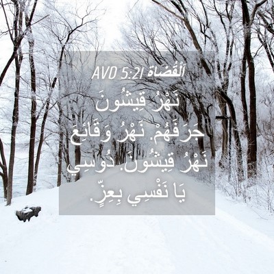Picture 04 - اَلْقُضَاة 5:21 AVD - نَهْرُ قِيشُونَ - Bible Verse Picture