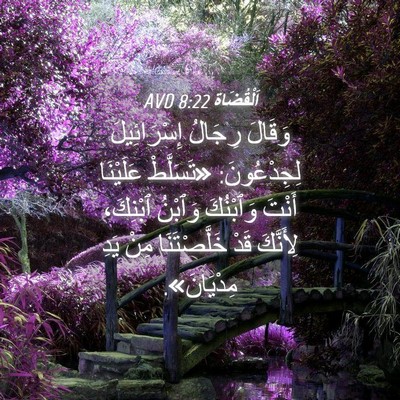 Picture 04 - اَلْقُضَاة 8:22 AVD - وَقَالَ رِجَالُ - Bible Verse Picture