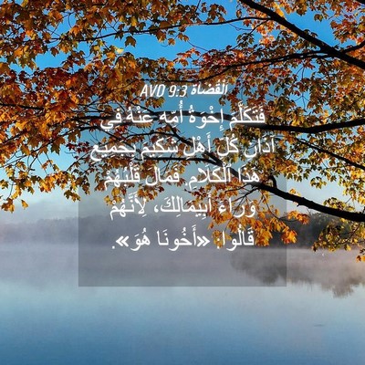 Picture 04 - اَلْقُضَاة 9:3 AVD - فَتَكَلَّمَ إِخْوَةُ - Bible Verse Picture