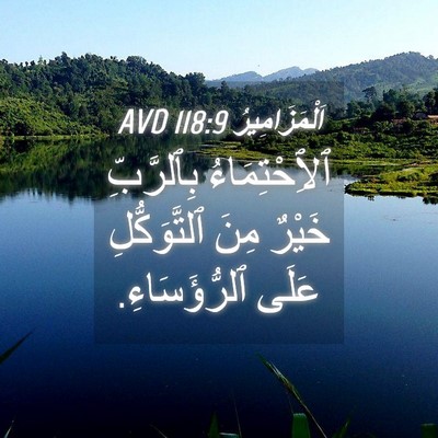 Picture 04 - اَلْمَزَامِيرُ 118:9 AVD - ٱلِٱحْتِمَاءُ بِٱلرَّبِّ - Bible Verse Picture
