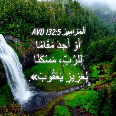 Picture 04 - اَلْمَزَامِيرُ 132:5 AVD - أَوْ أَجِدَ مَقَامًا - Bible Verse Picture