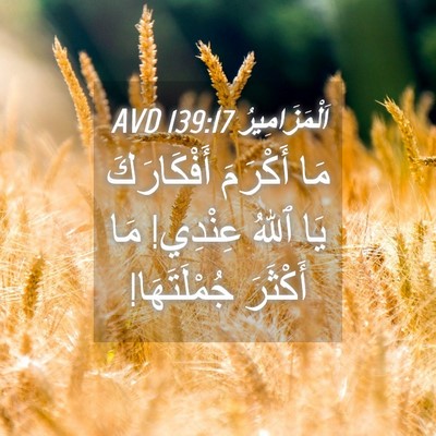 Picture 04 - اَلْمَزَامِيرُ 139:17 AVD - مَا أَكْرَمَ أَفْكَارَكَ - Bible Verse Picture