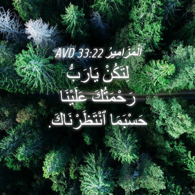 Picture 04 - اَلْمَزَامِيرُ 33:22 AVD - لِتَكُنْ يَارَبُّ - Bible Verse Picture