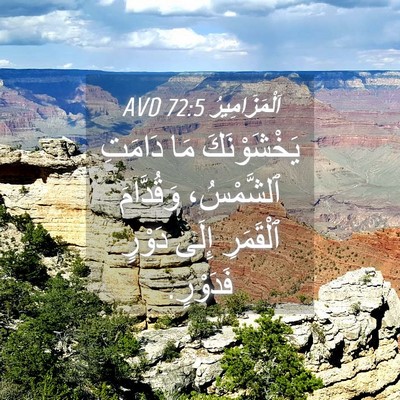 Picture 04 - اَلْمَزَامِيرُ 72:5 AVD - يَخْشَوْنَكَ مَا دَامَتِ - Bible Verse Picture