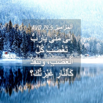Picture 04 - اَلْمَزَامِيرُ 79:5 AVD - إِلَى مَتَى يَارَبُّ - Bible Verse Picture