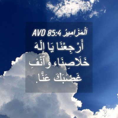 Picture 04 - اَلْمَزَامِيرُ 85:4 AVD - أَرْجِعْنَا يَا إِلَهَ - Bible Verse Picture