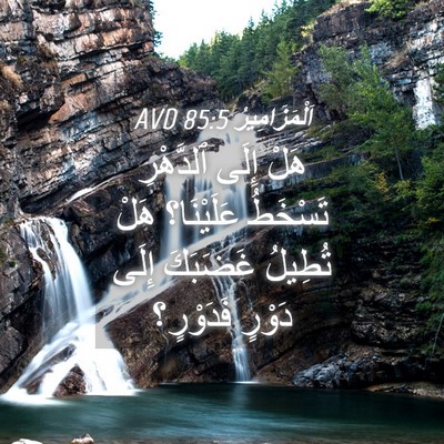 Picture 04 - اَلْمَزَامِيرُ 85:5 AVD - هَلْ إِلَى ٱلدَّهْرِ - Bible Verse Picture