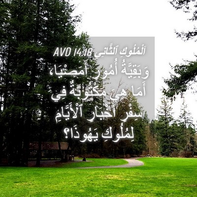 Picture 04 - اَلْمُلُوكِ ٱلثَّانِي 14:18 AVD - وَبَقِيَّةُ أُمُورِ - Bible Verse Picture
