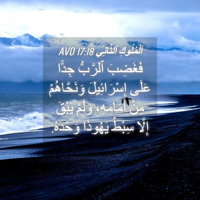 Picture 04 - اَلْمُلُوكِ ٱلثَّانِي 17:18 AVD - فَغَضِبَ ٱلرَّبُّ جِدًّا - Bible Verse Picture