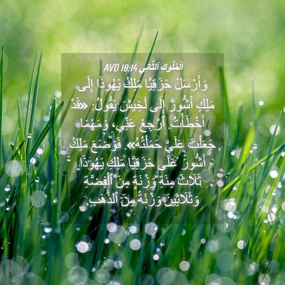 Picture 04 - اَلْمُلُوكِ ٱلثَّانِي 18:14 AVD - وَأَرْسَلَ حَزَقِيَّا - Bible Verse Picture