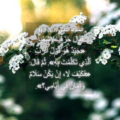 Picture 04 - اَلْمُلُوكِ ٱلثَّانِي 20:19 AVD - فَقَالَ حَزَقِيَّا - Bible Verse Picture