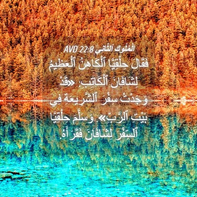 Picture 04 - اَلْمُلُوكِ ٱلثَّانِي 22:8 AVD - فَقَالَ حِلْقِيَّا - Bible Verse Picture