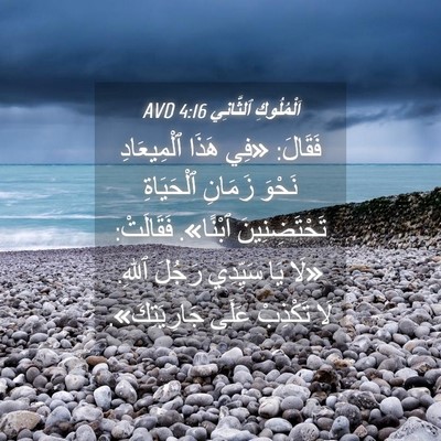 Picture 04 - اَلْمُلُوكِ ٱلثَّانِي 4:16 AVD - فَقَالَ: «فِي هَذَا - Bible Verse Picture