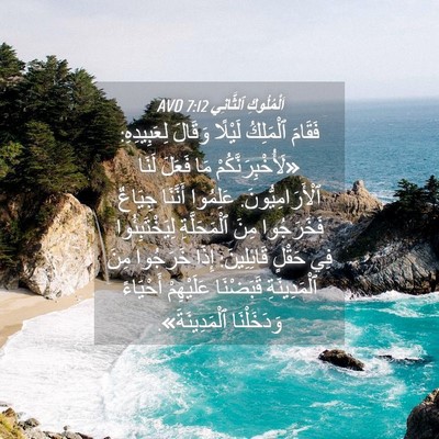 Picture 04 - اَلْمُلُوكِ ٱلثَّانِي 7:12 AVD - فَقَامَ ٱلْمَلِكُ لَيْلًا - Bible Verse Picture