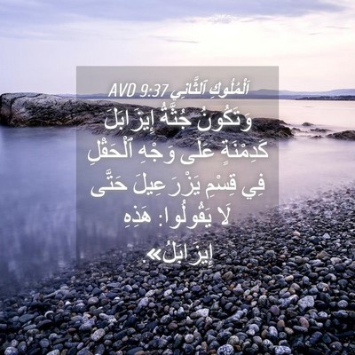Picture 04 - اَلْمُلُوكِ ٱلثَّانِي 9:37 AVD - وَتَكُونُ جُثَّةُ - Bible Verse Picture