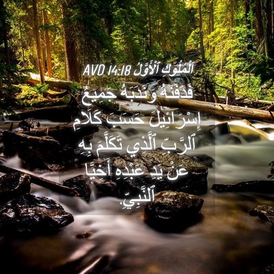 Picture 04 - اَلْمُلُوكِ ٱلْأَوَّلُ 14:18 AVD - فَدَفَنَهُ وَنَدَبَهُ - Bible Verse Picture