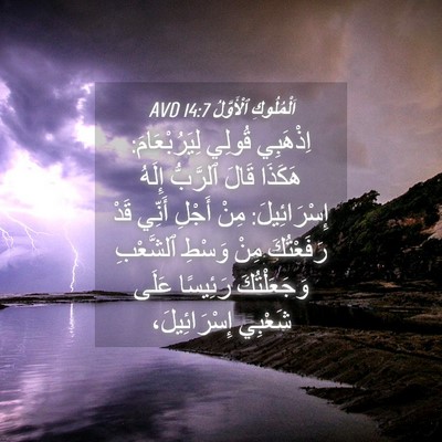 Picture 04 - اَلْمُلُوكِ ٱلْأَوَّلُ 14:7 AVD - اِذْهَبِي قُولِي - Bible Verse Picture