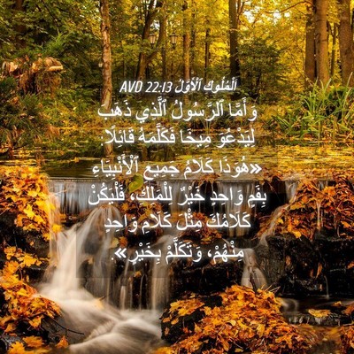 Picture 04 - اَلْمُلُوكِ ٱلْأَوَّلُ 22:13 AVD - وَأَمَّا ٱلرَّسُولُ - Bible Verse Picture