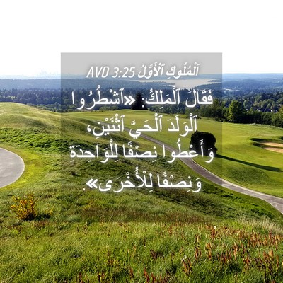 Picture 04 - اَلْمُلُوكِ ٱلْأَوَّلُ 3:25 AVD - فَقَالَ ٱلْمَلِكُ: - Bible Verse Picture