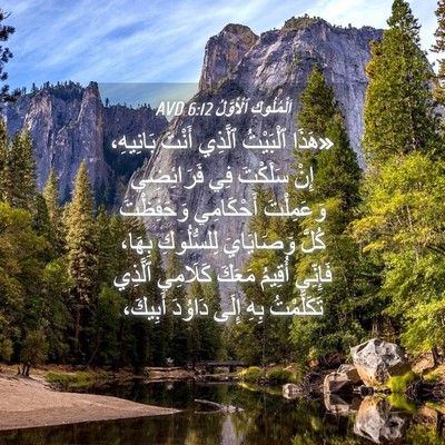 Picture 04 - اَلْمُلُوكِ ٱلْأَوَّلُ 6:12 AVD - «هَذَا ٱلْبَيْتُ ٱلَّذِي - Bible Verse Picture
