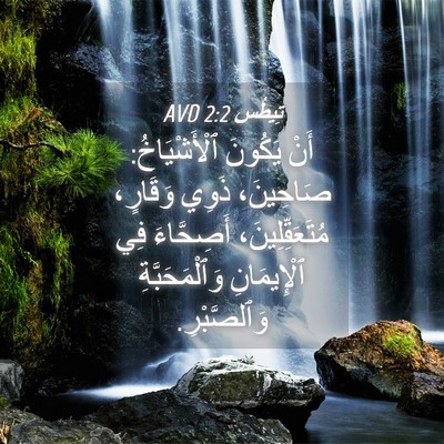 Picture 04 - تِيطُس 2:2 AVD - أَنْ يَكُونَ ٱلْأَشْيَاخُ: - Bible Verse Picture