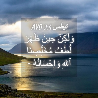 Picture 04 - تِيطُس 3:4 AVD - وَلَكِنْ حِينَ ظَهَرَ - Bible Verse Picture