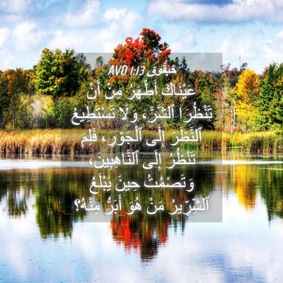 Picture 04 - حَبَقُّوق 1:13 AVD - عَيْنَاكَ أَطْهَرُ مِنْ - Bible Verse Picture