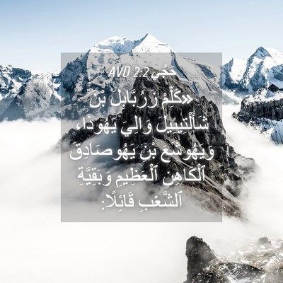 Picture 04 - حَجَّي 2:2 AVD - «كَلِّمْ زَرُبَّابِلَ - Bible Verse Picture