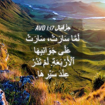 Picture 04 - حِزْقِيَال 1:17 AVD - لَمَّا سَارَتْ، سَارَتْ - Bible Verse Picture