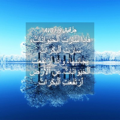 Picture 04 - حِزْقِيَال 1:19 AVD - فَإِذَا سَارَتِ - Bible Verse Picture