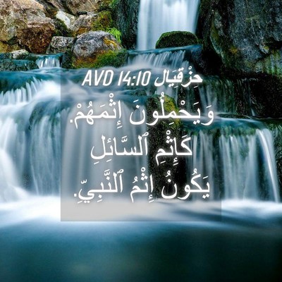 Picture 04 - حِزْقِيَال 14:10 AVD - وَيَحْمِلُونَ إِثْمَهُمْ. - Bible Verse Picture