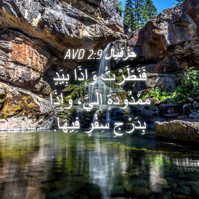 Picture 04 - حِزْقِيَال 2:9 AVD - فَنَظَرْتُ وَإِذَا بِيَدٍ - Bible Verse Picture