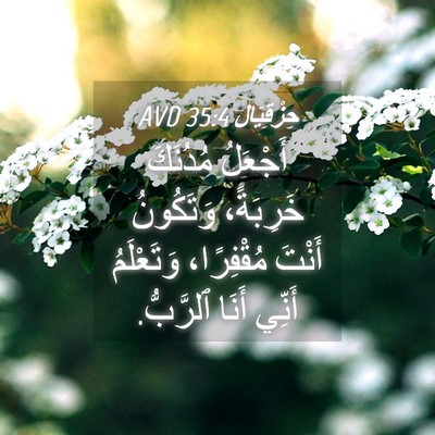 Picture 04 - حِزْقِيَال 35:4 AVD - أَجْعَلُ مُدُنَكَ - Bible Verse Picture