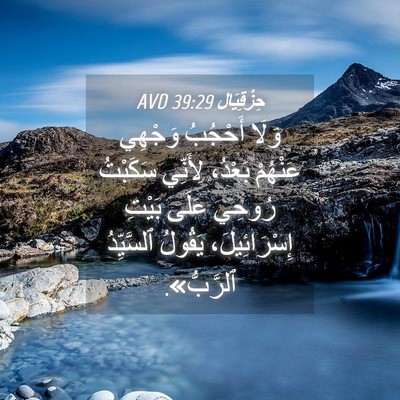 Picture 04 - حِزْقِيَال 39:29 AVD - وَلَا أَحْجُبُ وَجْهِي - Bible Verse Picture